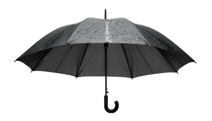 Black umbrella PNG. Umbrella isolated. Red umbrella for protection against rain PNG