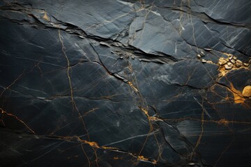 Black stone background. black surface. View of the top. free space