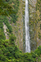.Humboldt Falls, Fiordland Nationalpark, Southland, Südinsel, Neuseeland