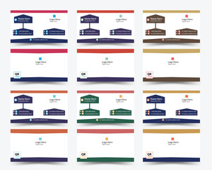 Double sided business card design, Visiting card,  Business card use for business and personal, Unique business card design, Color variation business card design, Modern business card design