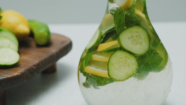 water and vegetables selfceare drinks