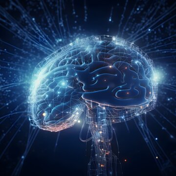 Cabeza humana para el futuro aumento de la singularidad tecnológica mediante el aprendizaje profundo ia generativa
