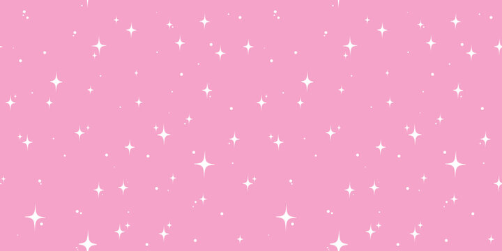 Striped pattern with a star. Pink texture Seamless vector stripes. Fabric for wrapping wallpaper. Textile sample. Abstract space background. bright pink simple design. barbie style