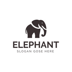 Elegant Elephant Logo Design With Stylized Typography for Brand Identity