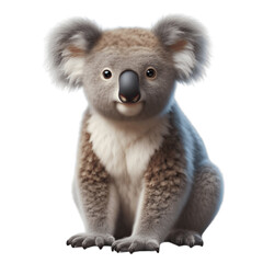 Authentic PNG of Koala Bear: Detailed Image of Australia's Iconic Marsupial - Koala PNG, Koala Transparent Background - Koala PNG Image
