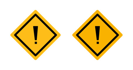 Exclamation Point Warning Sign. Alert for Errors, Security Failures, and Hazards.