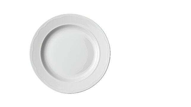 white plate, generative ai