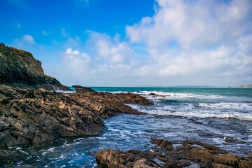 Fototapeta premium rocky coast of the ocean