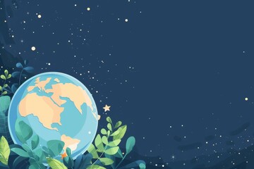 Obraz na płótnie Canvas Earth Day illustration set Vector concepts for graphic, Environmental Concept with the Natural World
