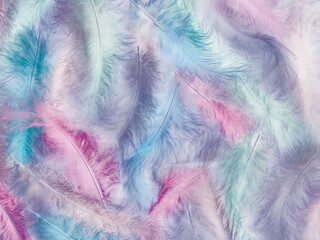 abstract textured background delicate colorful beautiful feathers