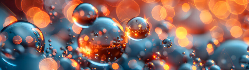 abstract bubbles & froth - obrazy, fototapety, plakaty