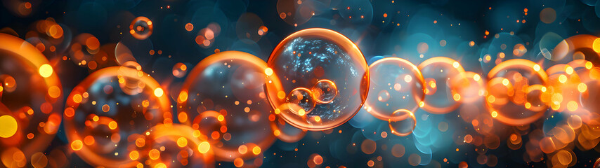 abstract bubbles & froth - obrazy, fototapety, plakaty