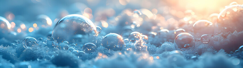 abstract bubbles & froth - obrazy, fototapety, plakaty