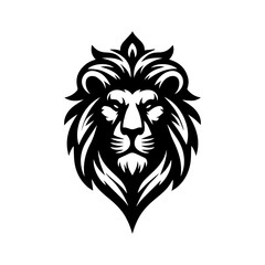 Wild Lion Vector Icon Logo Design Mascot Icon Template
