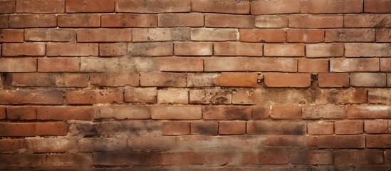 Fototapeta premium Exploring the Unknown: Mysterious Brick Wall with a Small Cracked Hole