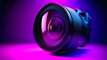Fototapeta na wymiar Illustration of camera lens