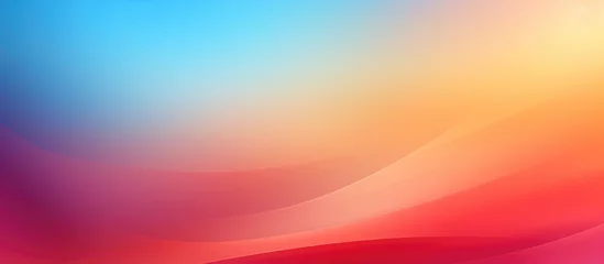 Fotobehang Blurred gradient template with elegant bright colors. © Vusal