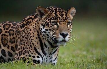 Obraz premium Wildlife animals and their amazing beauty, Jaguar in nature.