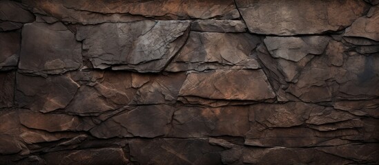 Majestic Rock Formation Against Dark Background - Symbol of Strength and Contrast in Nature
