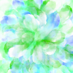 watercolor abstract color background. the petals of an open flower.