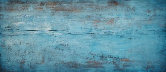 Abstract Minimalist Blue and Brown Wall with Crisp White Stripe Design