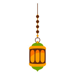 Islamic Hanging Lantern Vector  