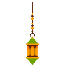 Islamic Hanging Lantern Vector  