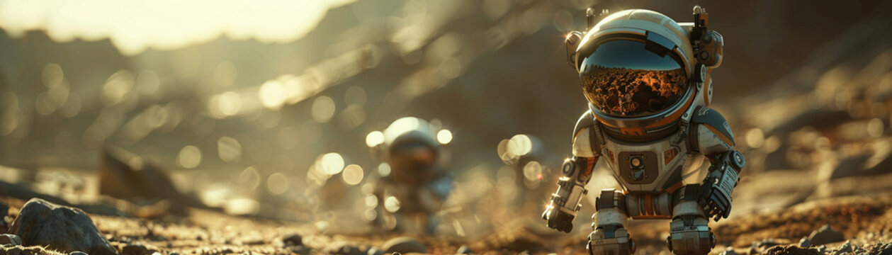 Enter the realm of fantasy within this documentary where robotic adventurers traverse the mysterious depths of the mar