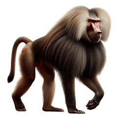 Majestic Baboon PNG: Lifelike Primate Image Perfect for Design Projects - Baboon PNG, Monkey PNG Image - Baboon Transperent Background
