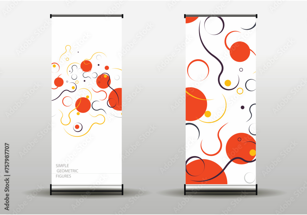 Poster graphic shape design vector background. abstract geometric modern backdrop for flyer or brochure
