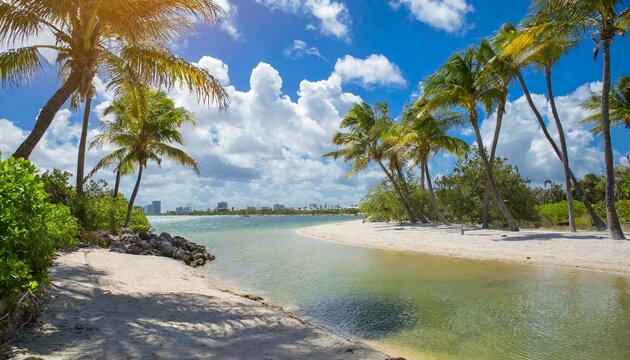 trees on the beach,Nestled along the azure shores of a tropical paradise, a resort beach beckons with promises of relaxation, adventure, and rejuvenation.