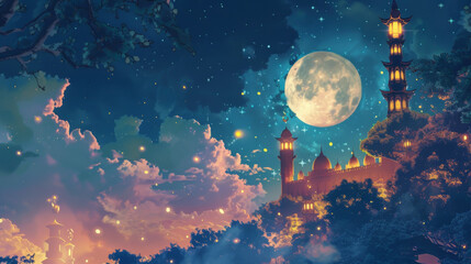 Background for Ramadan and religious occasions