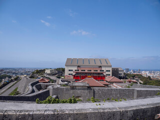 再建中の首里城