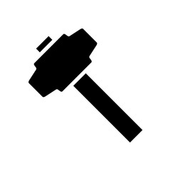 hammer icon symbol vector template
