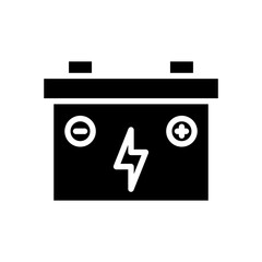 car battery icon symbol vector template