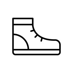 hiking boots icon symbol vector template