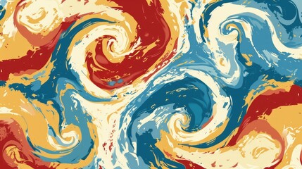 Abstract background of acrylic paint in blue and pink tones. Liquid marble pattern.