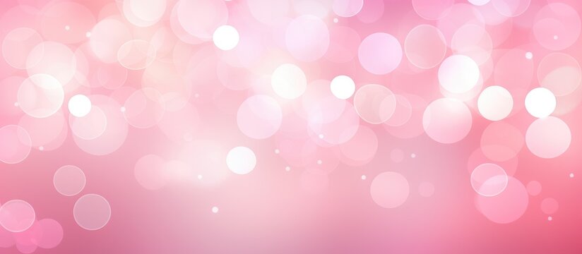 Light Pink bokeh pattern. Unique halftone style with gradient for business branding.