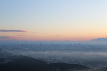 Obraz premium 朝焼けの空