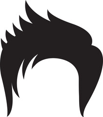 Male Hairstyle Wig Icon