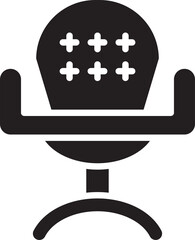 Chair Glyph Icon