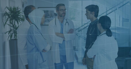 Image of data processing over diverse group of doctors