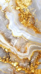Luxurious gold marble texture for elegant designs.