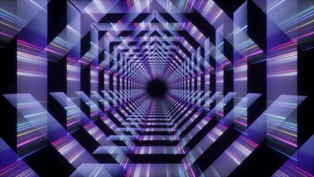 glowing led bars with multiple blink beams with changing color. DIsco party background wall