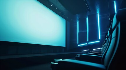 Projector Screen Background 3D Rendering 8K