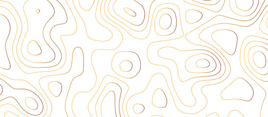 abstract golden wave paper curved reliefs background. Topography map pattern, Geographic curved, vector illustration. seamless textrue, vintage waves. Panorama view multicolor wave curve line.