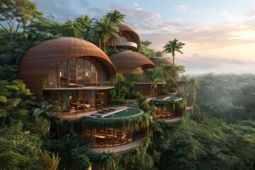 A sustainable hospitality complex