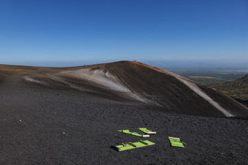 10/01/2024 Nicaragua,Cerro negro volcano boarding, south american volcano