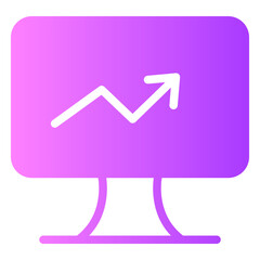 analytics gradient icon