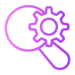 advanced search gradient icon